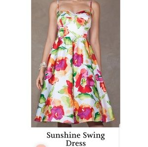 Stop Staring Sunshine Swing Dress M